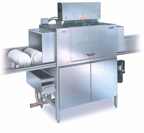 American dish service - adc-44-h 244 rack/hr high temp conveyor dishwasher for sale
