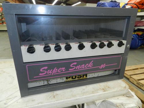 Seaga Super Snack Mechanical Vending Machine Candy Located in Rockford Illinois