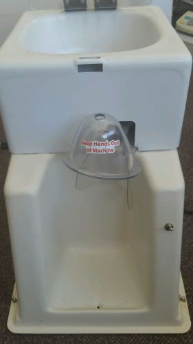 Snowie 3000 Shave Ice Machine Shaved Sno Cone Snow W/Foot Control
