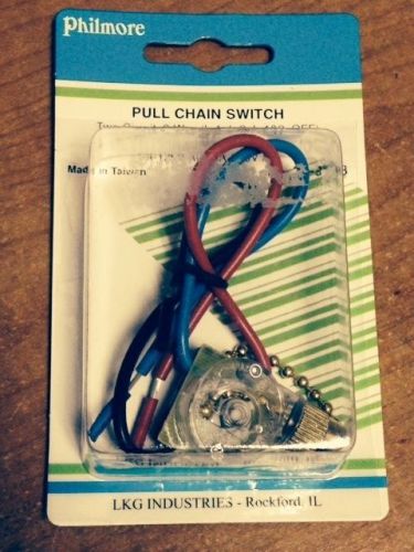Pull chain switch - two circuit 3-way - philmore 30-9158 - new for sale