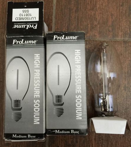 Halco 150w prolume s55 lu150/med 150w hid clear lamp bulb (2 bulbs) for sale