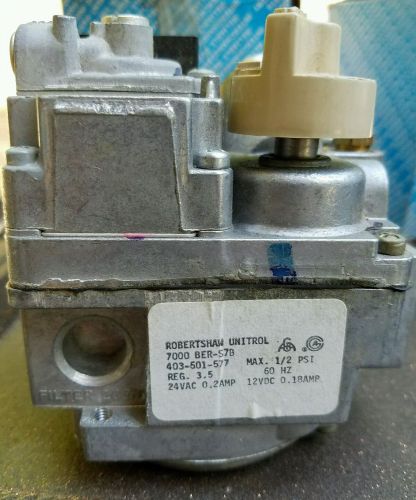 Robertshaw gas valve 7000BER-S7B, 403-501-577. New Old Stock.