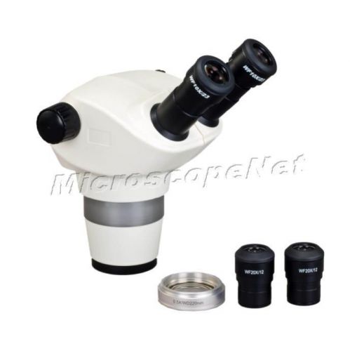 Stereo  binocular zoom 3x-100x microscope body (76mm) only+0.5x auxiliary lens for sale