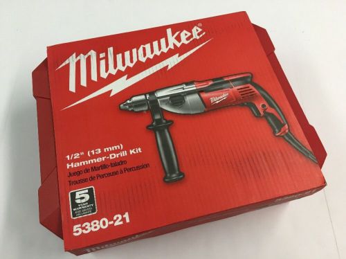 Milwaukee 5380-21 1/2-Inch 9-AMP Heavy Duty Hammer Drill New