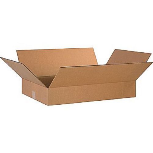 Corrugated cardboard flat shipping storage boxes 24&#034; x 16&#034; x 4&#034; (bundle of 25) for sale