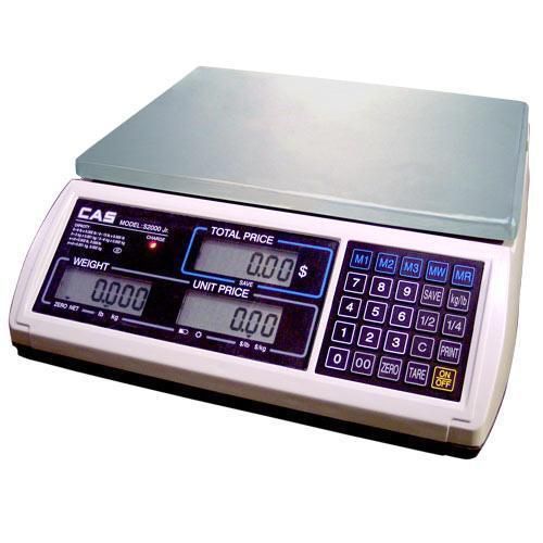 CAS JR-S-2000-60 Legal for Trade Price Computing Scale 60 x 0.01 lb