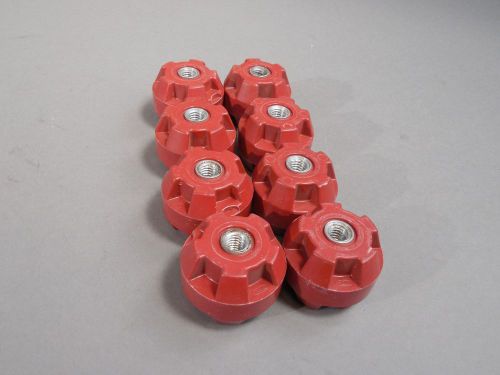 Lot of 8 Glastic 1603-2A Electrical Standoff 1-3/8&#034; Insulator Isolator 3/8-16