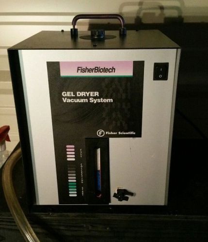 Fisher biotech gel dryer vacuum system fbgdpx10 for sale