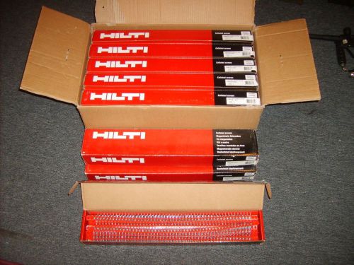 8000 Hilti Collated Dry Wall Screws 6x1-1/4&#034; PBH SD ZI M New in Boxes