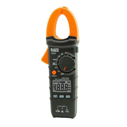 400 amp ac auto-ranging digital clamp meter with temp for sale