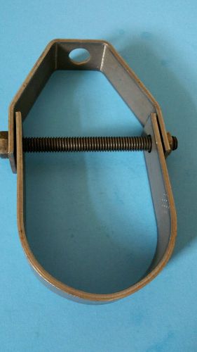(2) 2 1/2 Inch Clevis Pipe Hanger, PHD 450 451, Plain steel,6 1/4&#034;,Free shipping