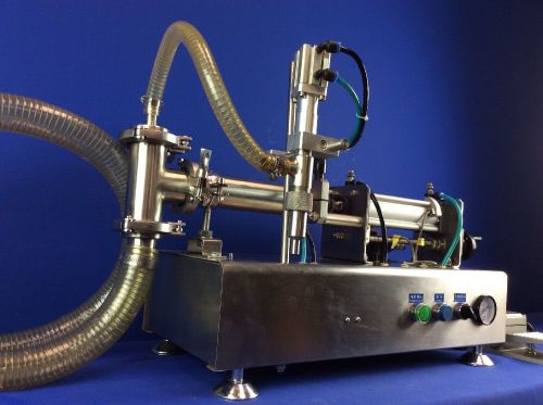 Apolo gc series semi-automatic filling machine for liquid w/ foot switch for sale