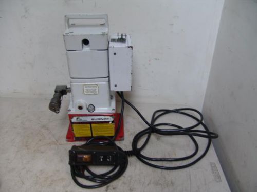 Burndy epp 10 hydraulic pump 10,000 psi for t&amp;b greenlee huskie enerpac tools for sale
