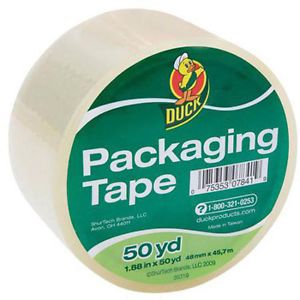 Duck Brand Packaging Tape 1.88&#034; x 50 yd Standard Clear