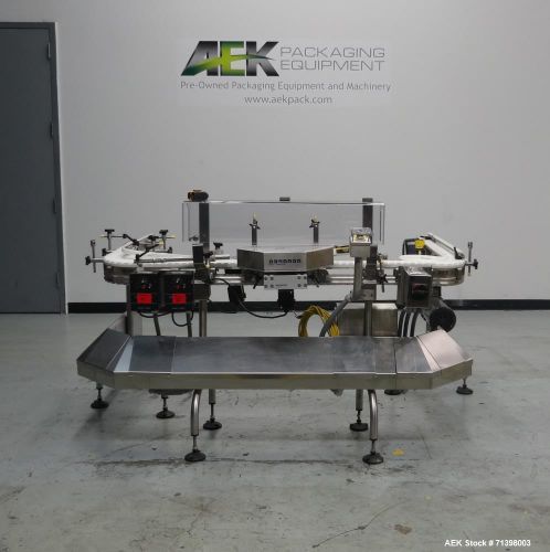 Used- autopak model apcp conveyor. set up in a u-shaped configuration. adjustabl for sale