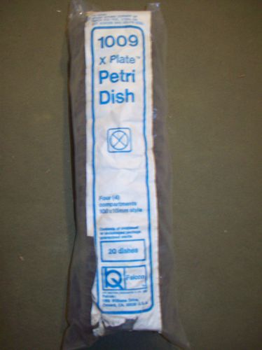 Falcon Petri Plastic Dish 1009 X Plate 20 Units in Sealed Bag BRAND NEW!!!