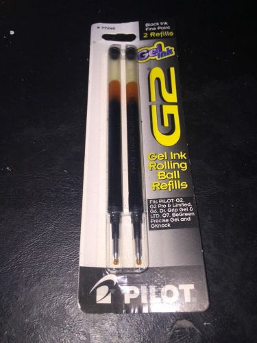 Pilot G2 Gel Ink Refill - 0.70 Mm - Fine Point - Black - 2 / Pack (77240)