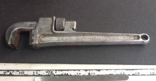 Vintage schick 10 inch aluminum pipe wrench  usa.               lot an for sale