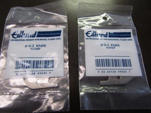 LOT OF 2 EDLUND K070SP #G-2 KNIFE BLADE FOR CAN OPENER
