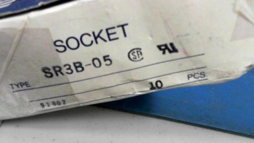 10-PCS SOCKET CONN RELAY SOCKET SKT 3 POS SCREW ST IDEC SR3B-05 3B05 SR3B05