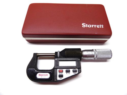 Starrett No.734 Electronic Digital Micrometer 0-1&#034;