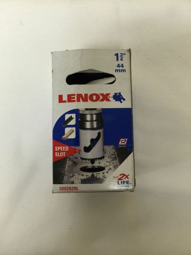 Lenox Tools 3002828L Bi-Metal Speed Slot Hole Saw, 1-3/4-Inch