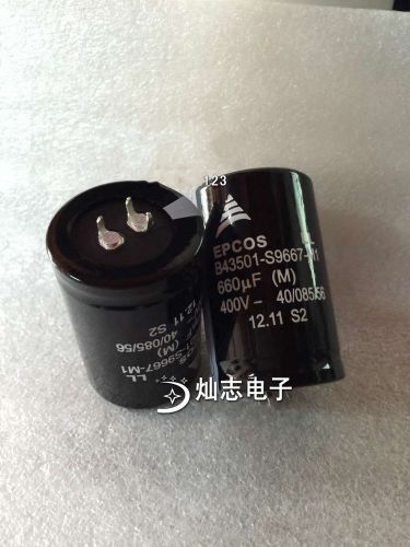 Epco sb43501-s9667-m1 400v 660uf electrolytic capacitor 660mfd   #g842 xh for sale