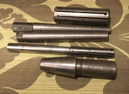 machine shop tapered mandrels mixed lot of 6 pieces steel some expanding
