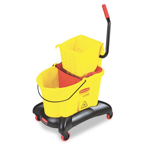 Rubbermaid Commercial WaveBrake Dual-Water Side-Press Mopping Combo 35-Quart ...