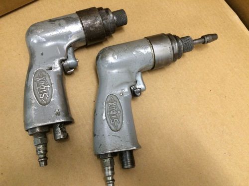 Lot of 2 sioux pneumatic air screw gun 2p2607 used for sale