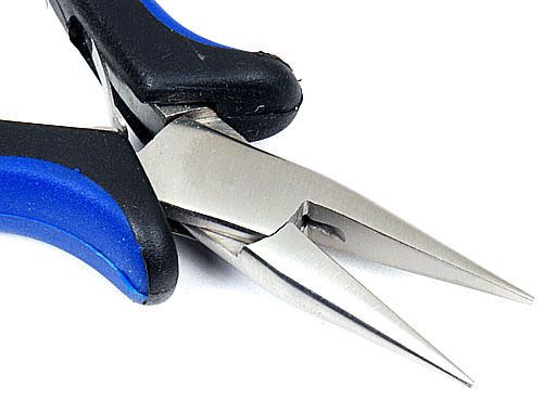 Chain Nose Jewelers Pliers Satin Finish Wire Bending Box Joint Comfort Grips