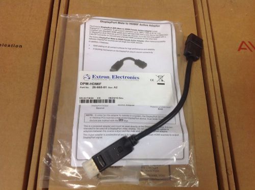 EXTRON DISPLAYPORT MALE TO HDMIF ACTIVE ADAPTER 26-655-01, NEW