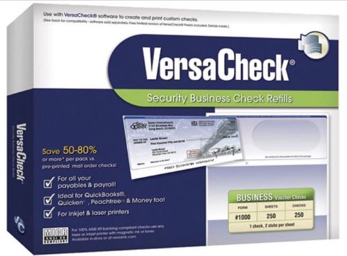 Versacheck Security Business Check Refills