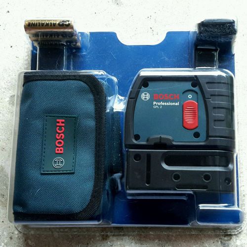 Bosch gpl 2 professional ~self-leveling~100ft range includes the bosch mm2 clamp for sale
