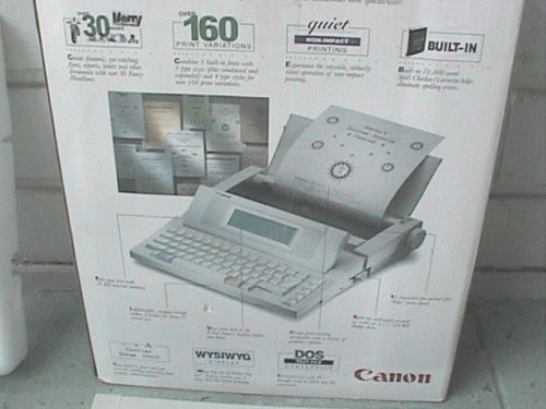 CANON StarWriter 25 Electronic Typewriter Word Processor in excellent condition