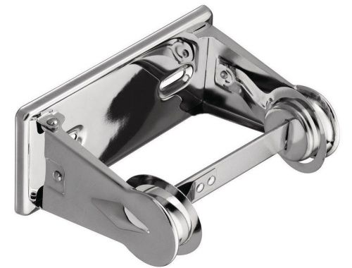 Commercial chrome toilet paper holder bathroom wall-mounted stainless steel new for sale