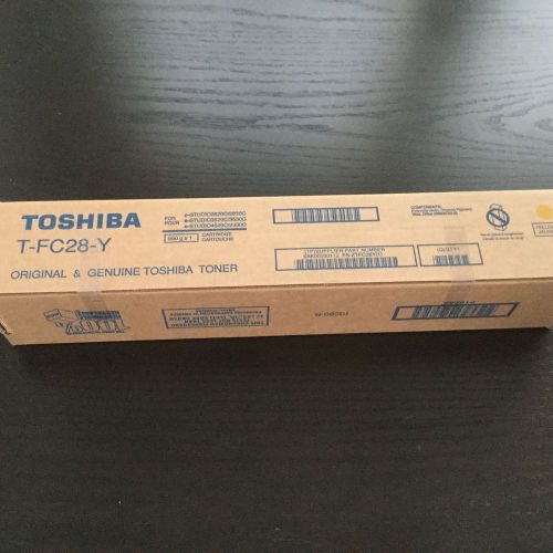 Genuine Toshiba T-FC28Y Toner e-Studio 2820C/ 2830C/ 3520C/ 3540C/ 4520C