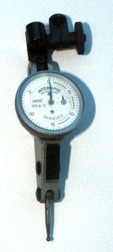 Vintage Interapid Dial Test Indicator - No. 312b-2 .0005 GRAD. - with extra tip!