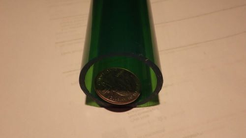 GREEN CLEAR TUBE 1.5&#034; Diameter, (2) pieces 39.5&#034;