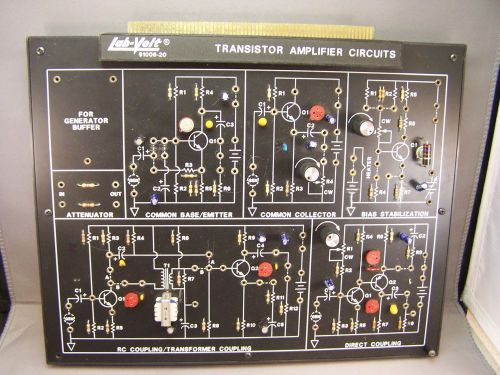 Lab-Volt Trainer Board  -  Transistor Amplifier Circuits  91006-20