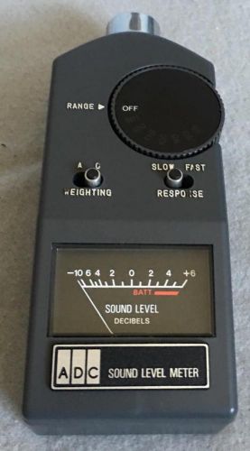 Vintage ADC Sound Level Meter SLM-2 BSR Company
