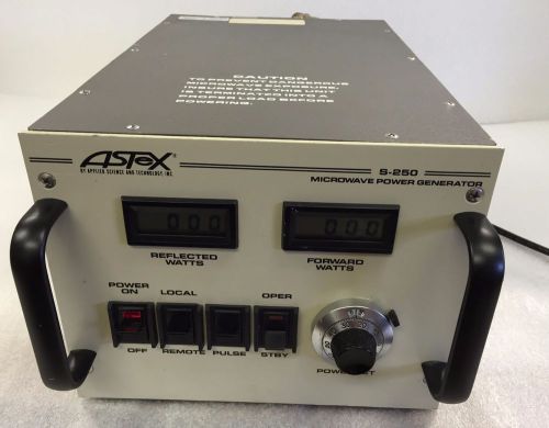 ASTEX Power Supply S250C Microwave Power Generator #1 with 4 Month Warranty