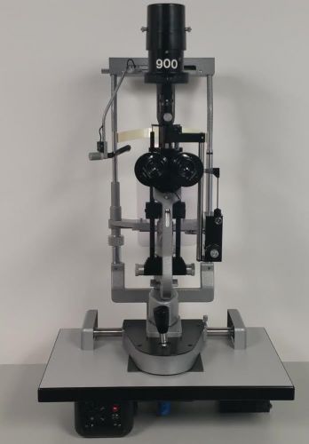 Haag Streit BM900 Ophthalmic Slit Lamp w R900 Applanation Tonometer &amp; Mount