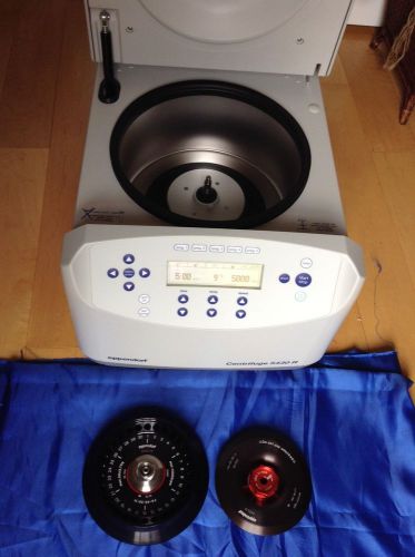 Eppendorf 5430r refrigerated centrifuge + keypad + rotor + lid low use 50%off! for sale