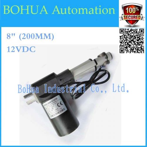 Best 12 v 200mm (8 inch) linear actuator,  max thrust, 5000n, 1100lbs for sale
