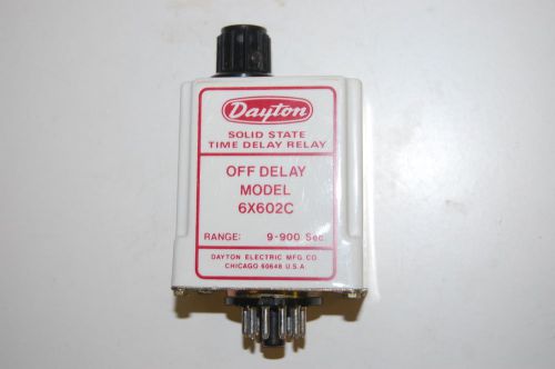 New Dayton 6X602C Time Delay Relay