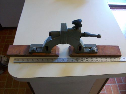 Heavy Vintage Shaper Cutter Fence Cast Iron and Steel Unmarked Delta Rockwell??