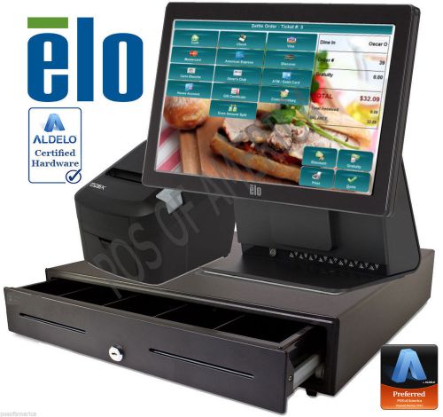 ALDELO PRO ELO SANDWICH SHOPS RESTAURANT ALL-IN-ONE COMPLETE POS SYSTEM NEW