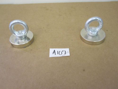 Lifting magnets m8 eye bolt n52 grade rare earth magnets super strong damaged for sale