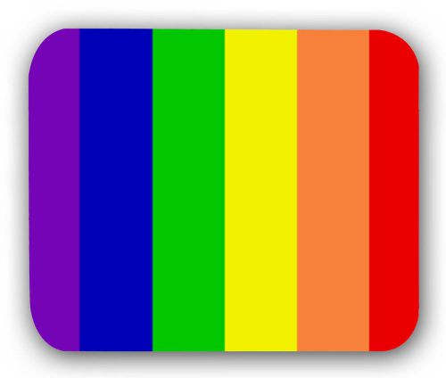 New Rainbow Flag Mouse Pad Mats Mousepad Hot Gift